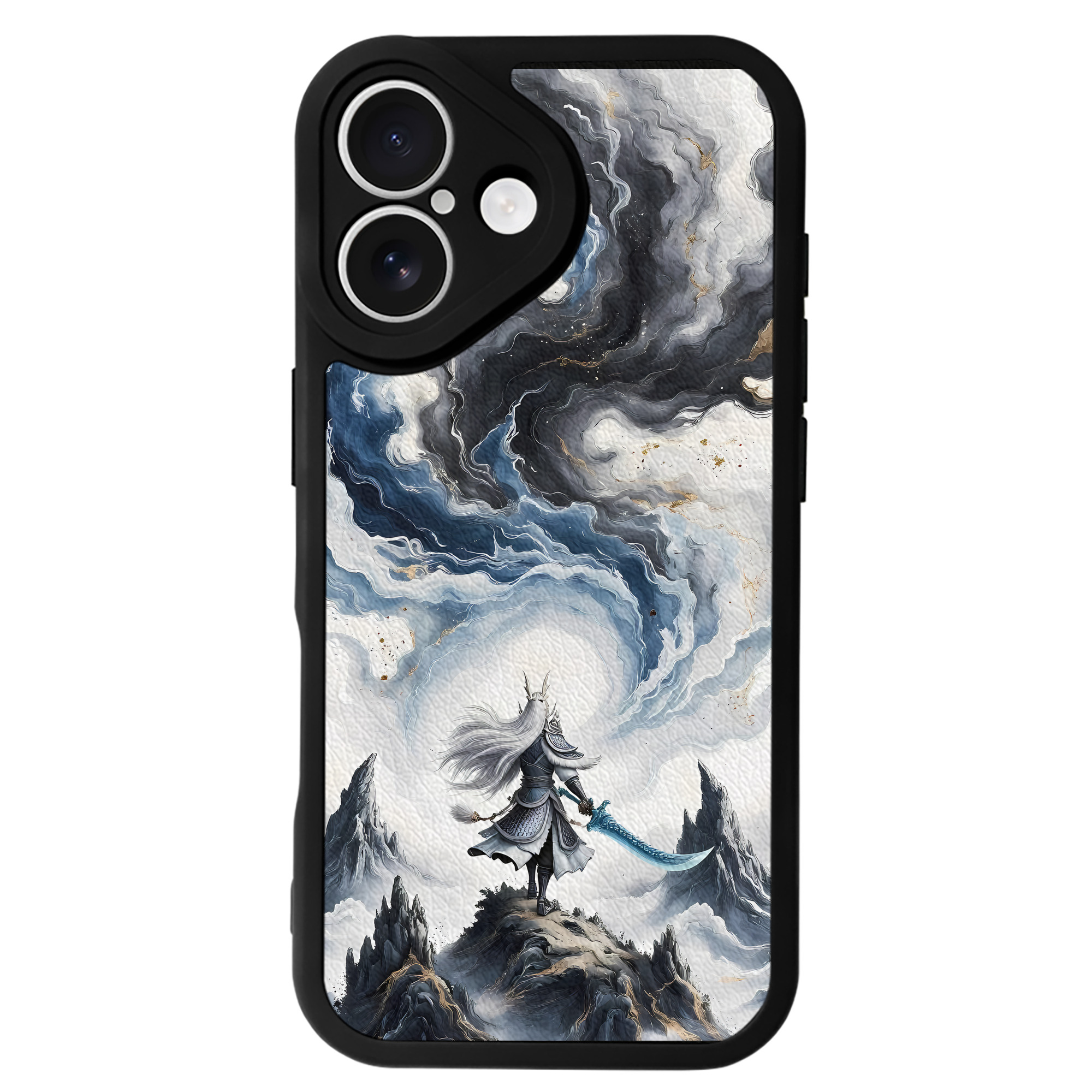 （画像用） Ne Zha 2 ナタ 魔童の大暴れ 【iPhone 16シリーズ対応】シリコンスマホケース（レザー調） 材質：シリコン